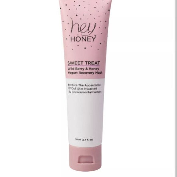 Hey Honey - Sweet Treat Wild Berry & Honey Yogurt Recovery Mask, 70ml/2.4oz -NEW - Picture 3 of 3